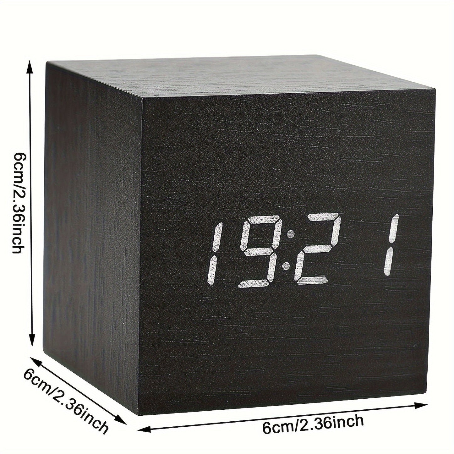 Skorter | WoodTime - Wooden Alarm Clock with LED Display