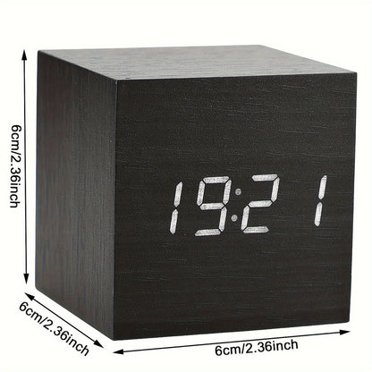 Skorter | WoodTime - Wooden Alarm Clock with LED Display