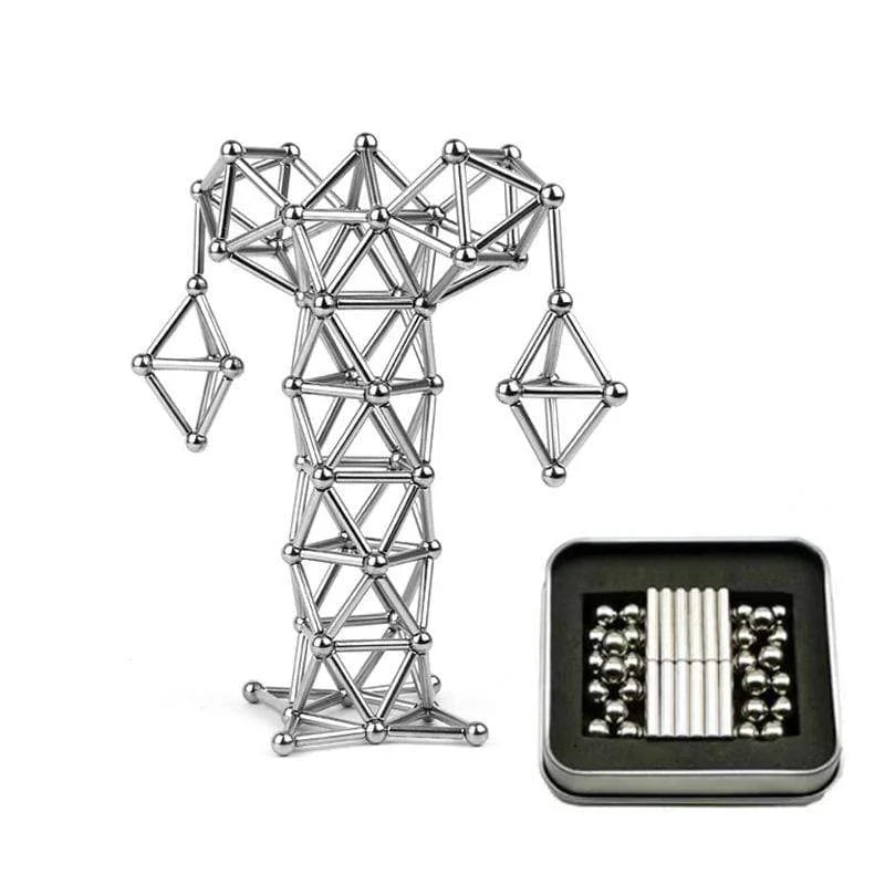 Skorter | Magnetic Building Toy Set with Bars and Balls