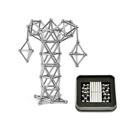 Skorter | Magnetic Building Toy Set with Bars and Balls