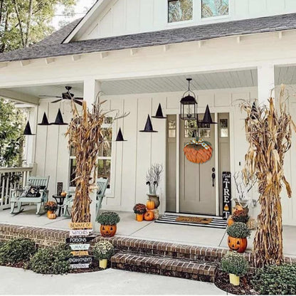 Skorter |  Farmhouse Pumpkin Wreath For Front Door