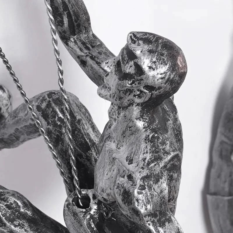 Skorter | Climbing Man Wall Sculpture Set – Modern Resin Art