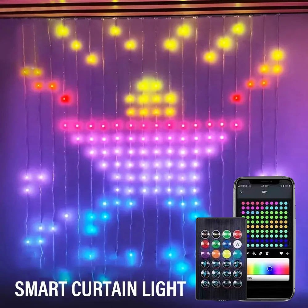 Skorter | Color Waves LED Curtain Sync Lights
