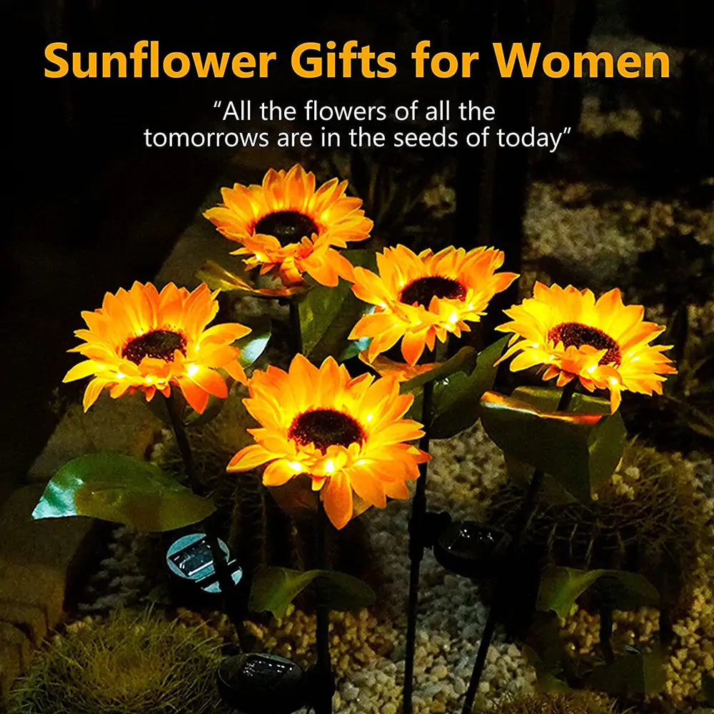 Skorter | Solar Sunflower Lawn Lighting