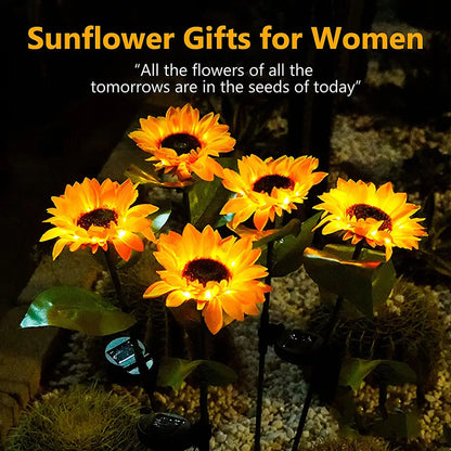 Skorter | Solar Sunflower Lawn Lighting