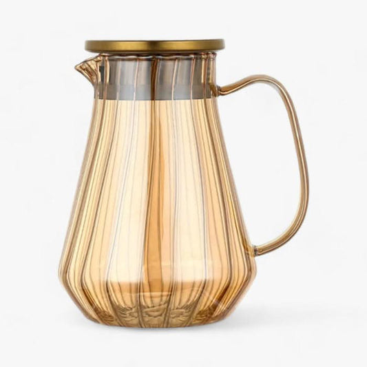 Skorter | 1.5L Glass Drink Pitcher for Hot and Cold Beverages