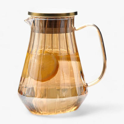 Skorter | 1.5L Glass Drink Pitcher for Hot and Cold Beverages