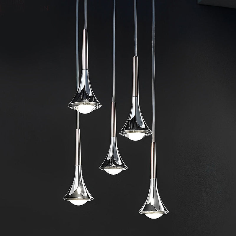Skorter | CascadeLight - Water Drop LED Pendant for Staircases