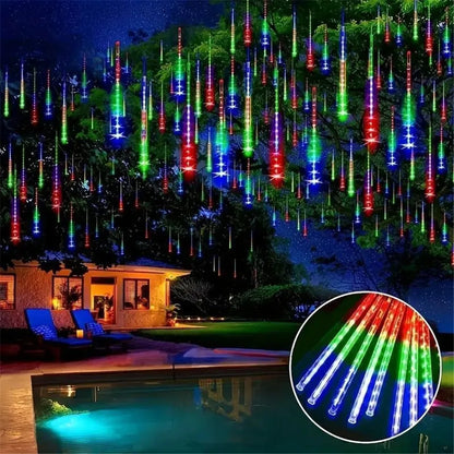 Skorter | Solar Meteor Shower LED Floodlights