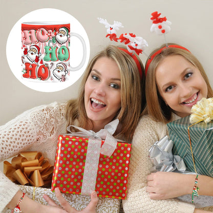 skorter | 3d Christmas Gingerbread Man Ceramic Coffee Mug