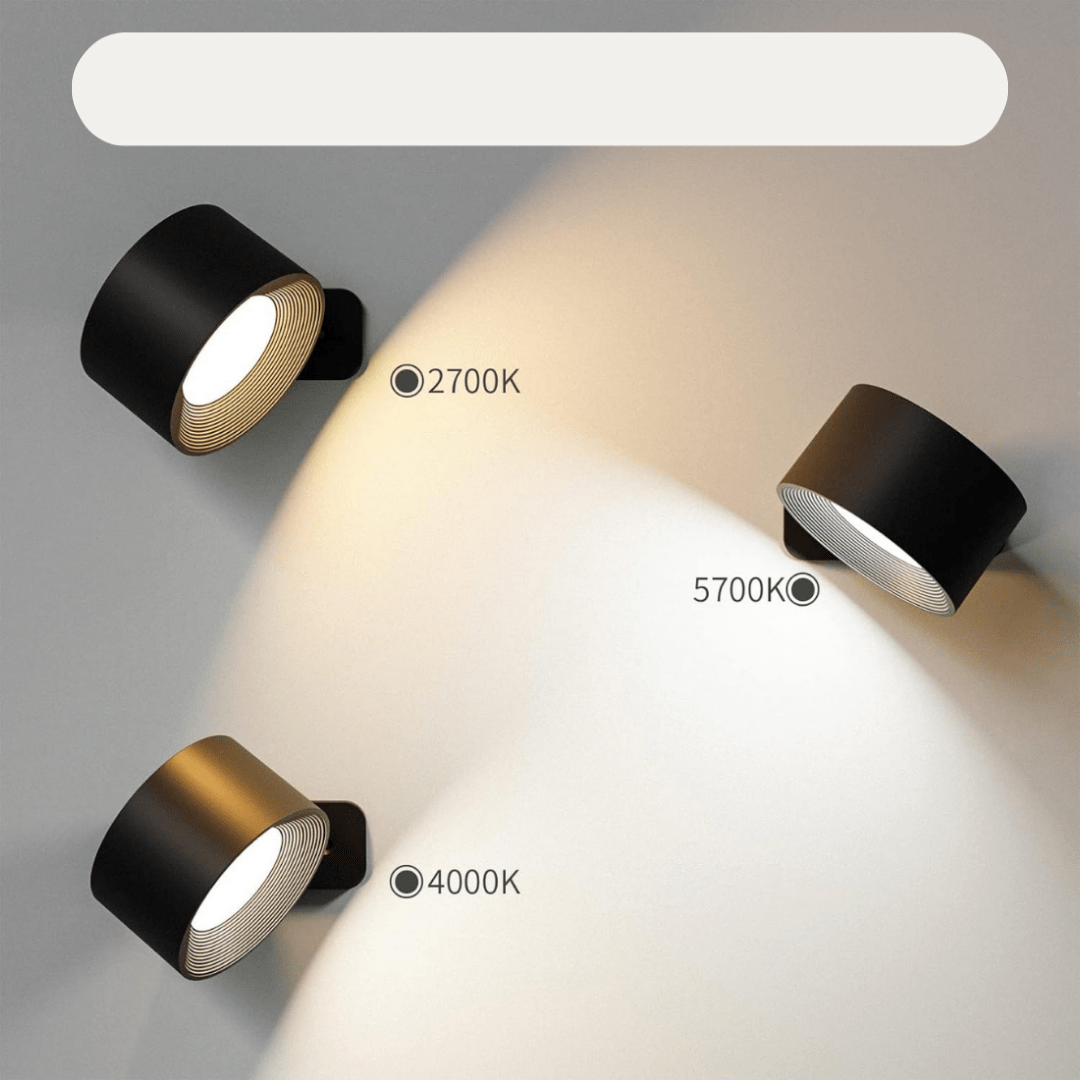Skorter | FlexiLamp – Cordless rechargeable 360° wall lamp