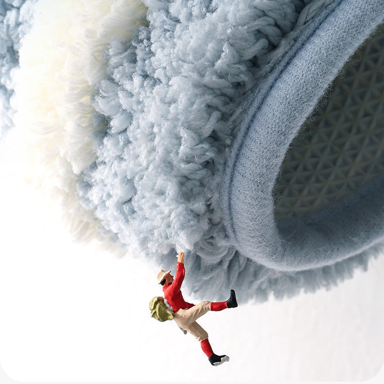 Skorter | Feblilac Solid Color Tufted Bath Mat, Multiple Sizes Bath Mat, Pure Non-Slip Bath Mat