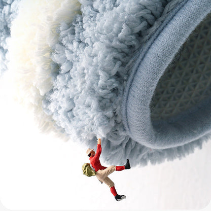 Skorter | Feblilac Solid Color Tufted Bath Mat, Multiple Sizes Bath Mat, Pure Non-Slip Bath Mat