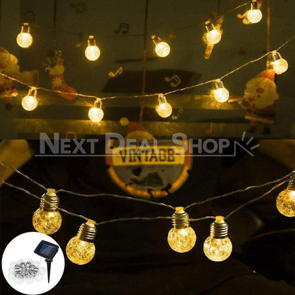 Skorter | 10 LED Solar Powered Crystal Ball Light String