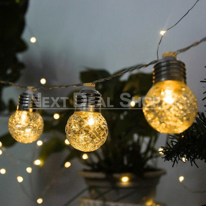 Skorter | 10 LED Solar Powered Crystal Ball Light String