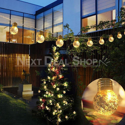 Skorter | 10 LED Solar Powered Crystal Ball Light String