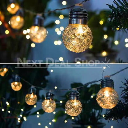 Skorter | 10 LED Solar Powered Crystal Ball Light String