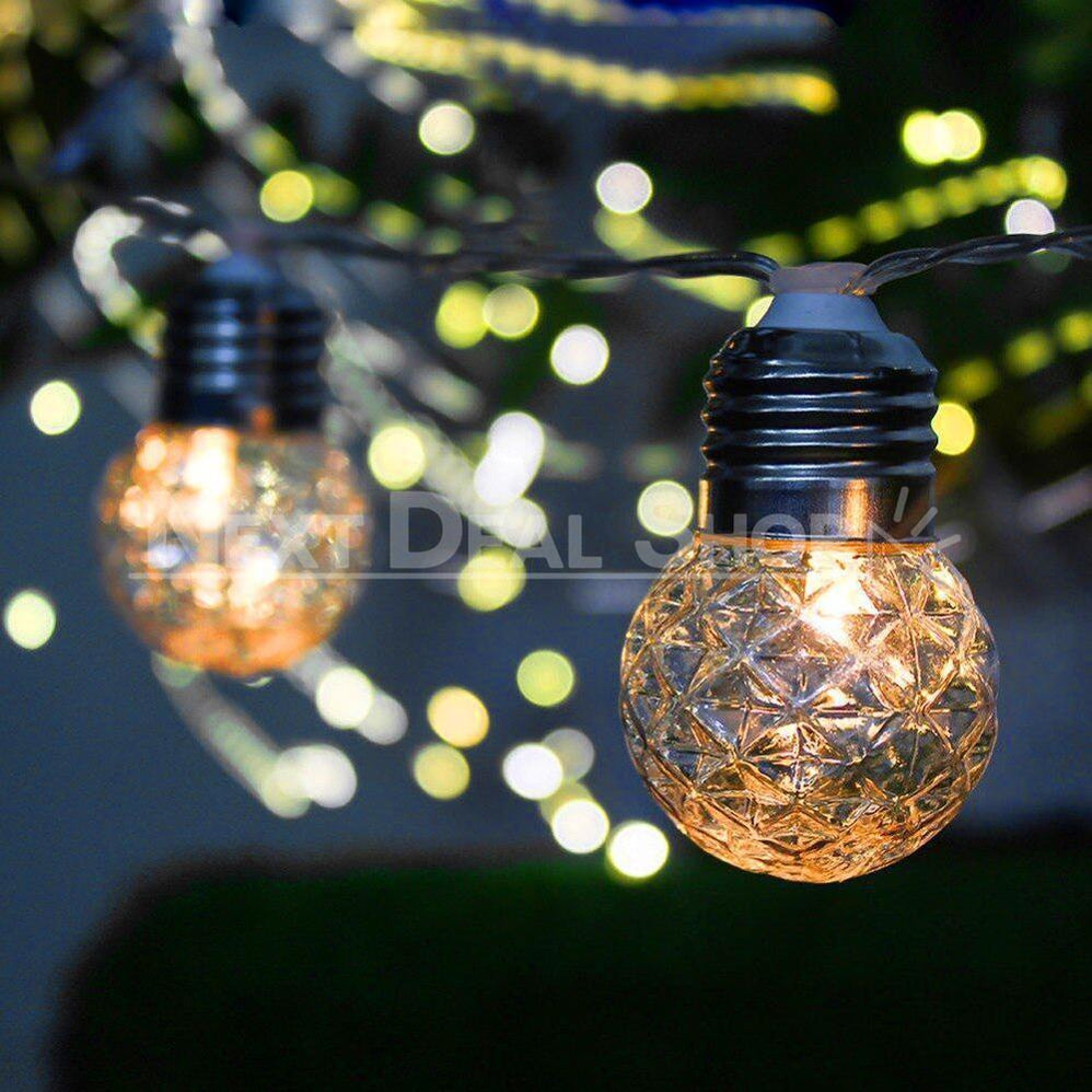 Skorter | 10 LED Solar Powered Crystal Ball Light String