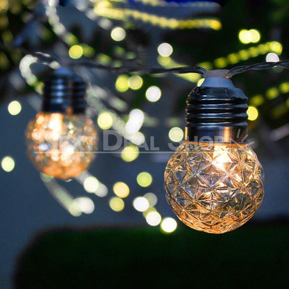 Skorter | 10 LED Solar Powered Crystal Ball Light String