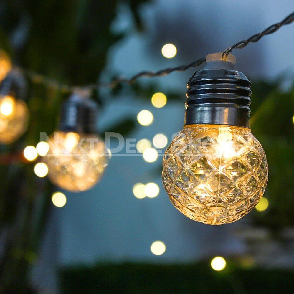 Skorter | 10 LED Solar Powered Crystal Ball Light String