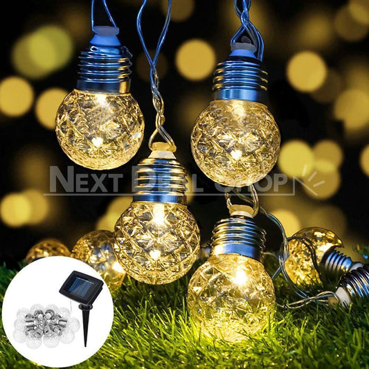 Skorter | 10 LED Solar Powered Crystal Ball Light String
