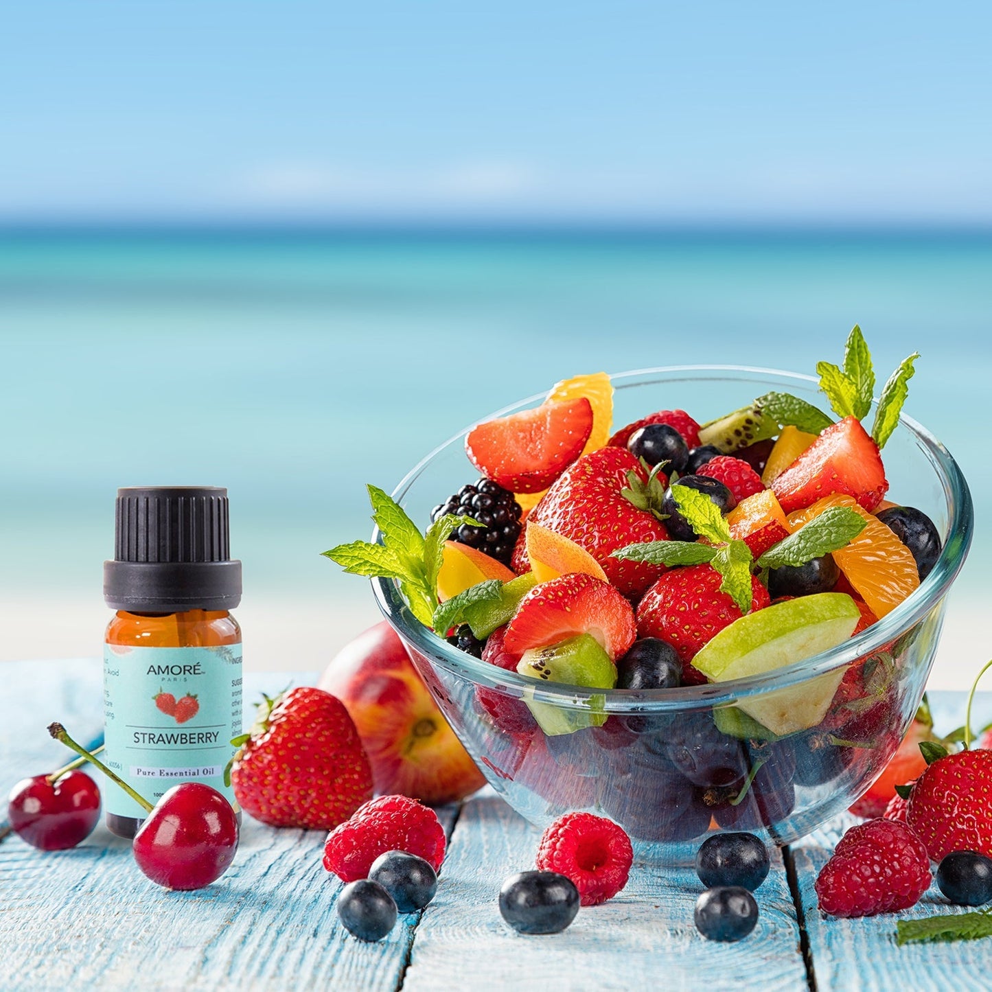 Skorter | 10-Pack: Fruity Scent Premium Aromatherapy Diffuser Oils Set For Candle & Soap Making