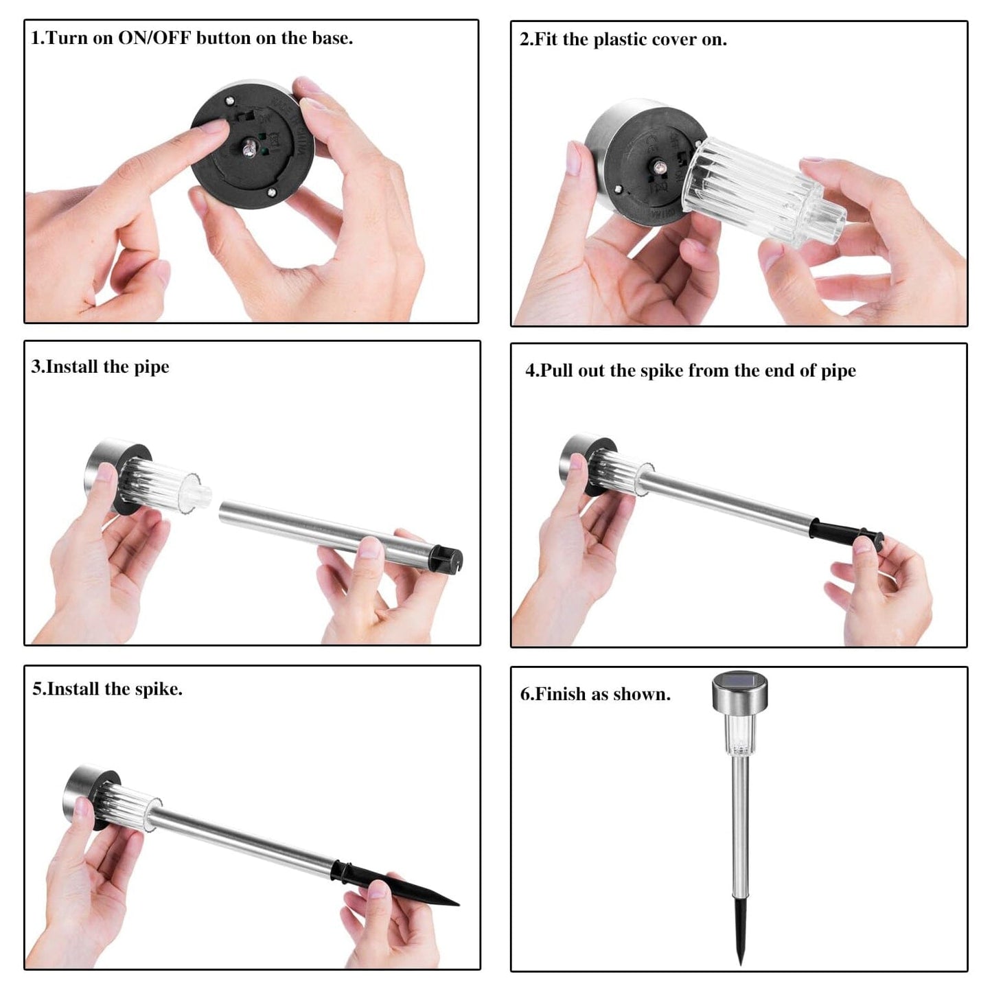 Skorter | 10-Pack: Outdoor Solar Landscape Lawn Lights