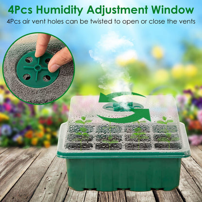 Skorter | 10-piece: Reusable seed starting tray set
