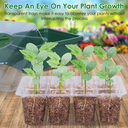 Skorter | 10-piece: Reusable seed starting tray set