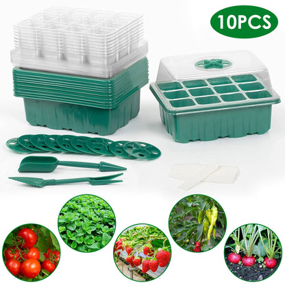 Skorter | 10-piece: Reusable seed starting tray set
