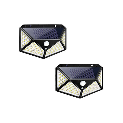 100 LED Solar Power Motion Sensor Wall Light - SKØRTER