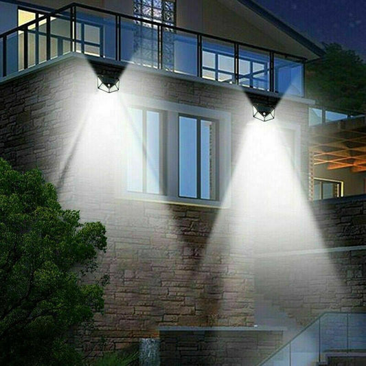 100 LED Solar Power Motion Sensor Wall Light - SKØRTER