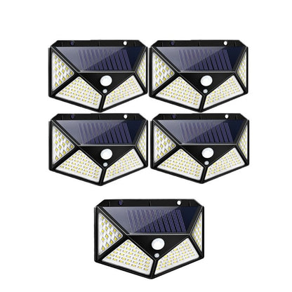 100 LED Solar Power Motion Sensor Wall Light - SKØRTER