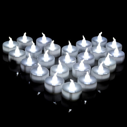 Skorter | 100-Piece: White LED Candles Tea Light