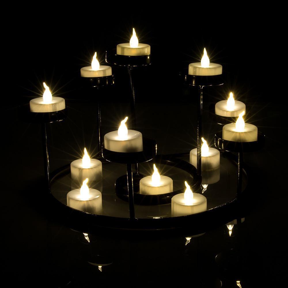 Skorter | 100-Piece: White LED Candles Tea Light