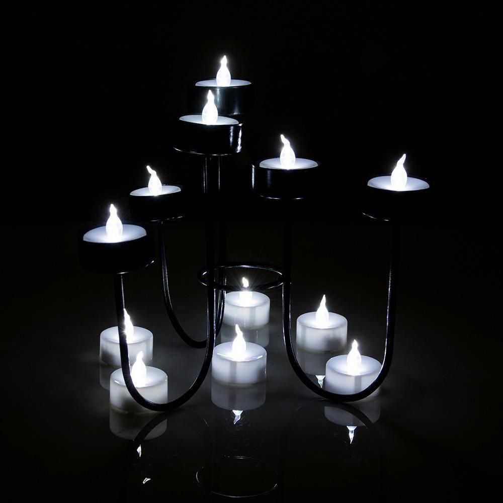 Skorter | 100-Piece: White LED Candles Tea Light