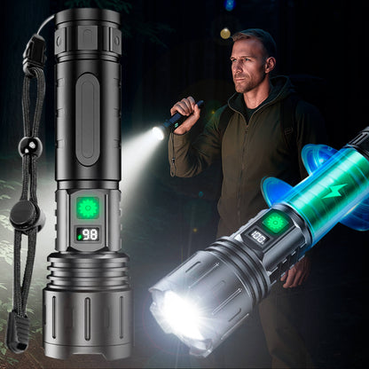 Skorter | 100000 Lumen Tactical Flashlight | World's Brightest High-Powered Torch