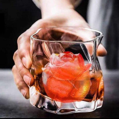 skorter | 3d Silicone Rose Shape Ice Cube Tray