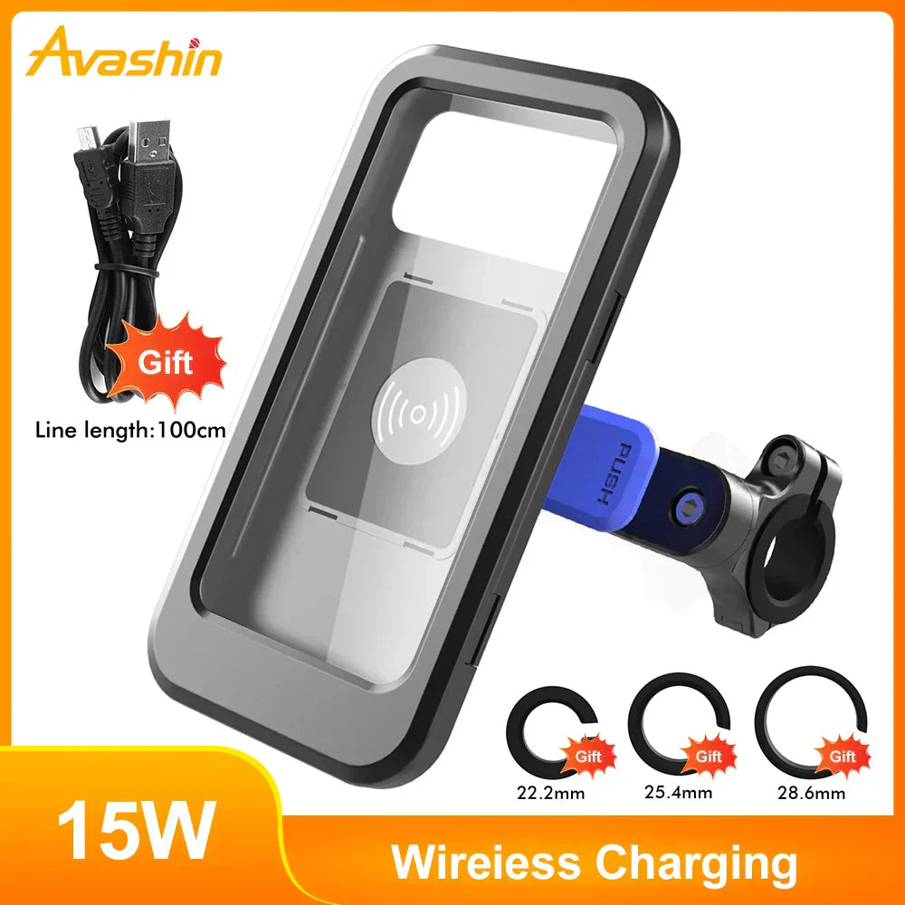 Skorter | 15W Power Bank Waterproof Bike Handlebar Phone Mount