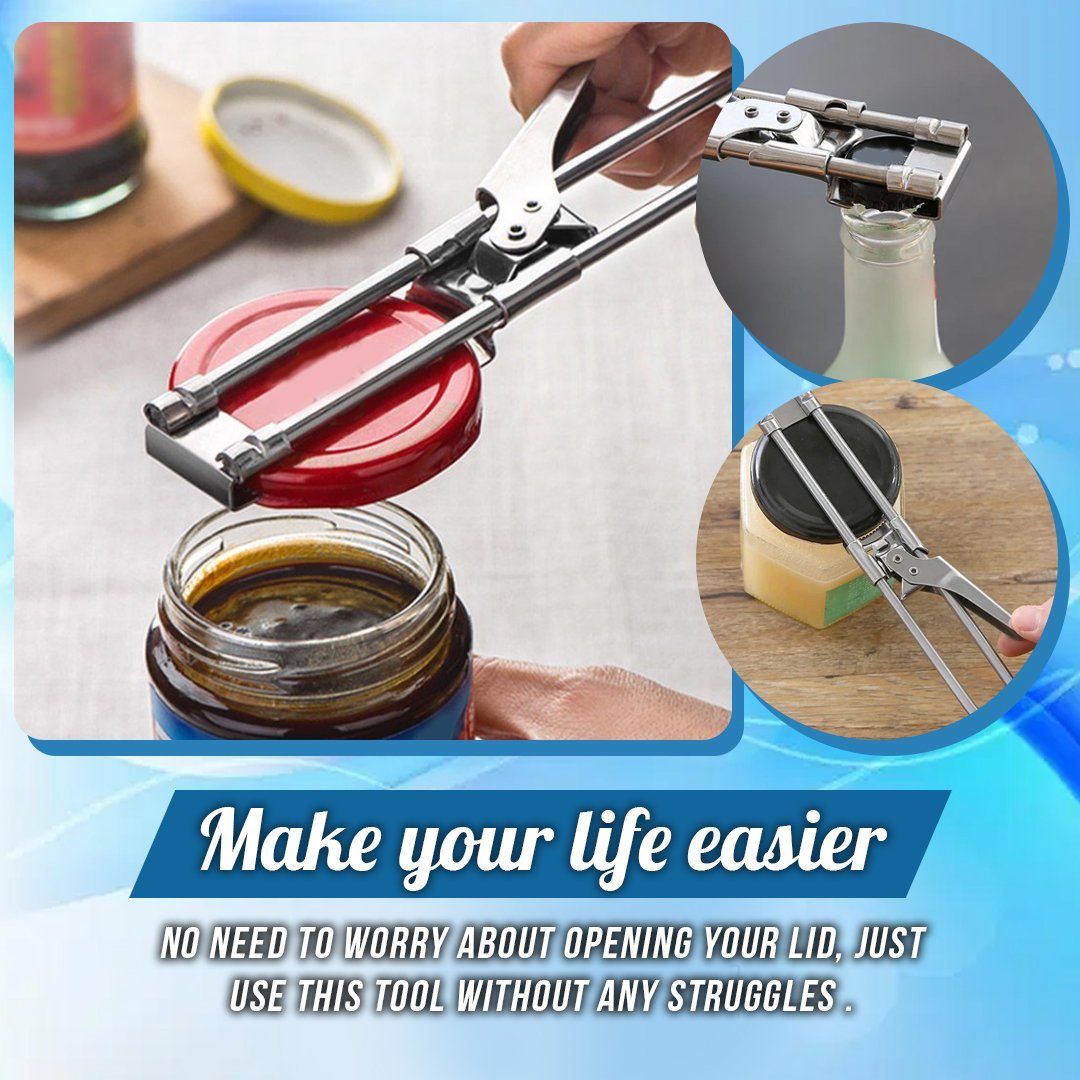skorter | Adjustable Glass and Bottle Opener Multifunctional Stainless Steel Can Opener
