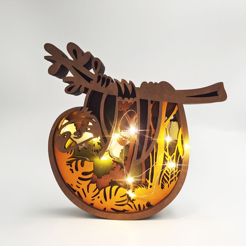 skorter | 3d Creative Wood Animal Carving Craft Gift