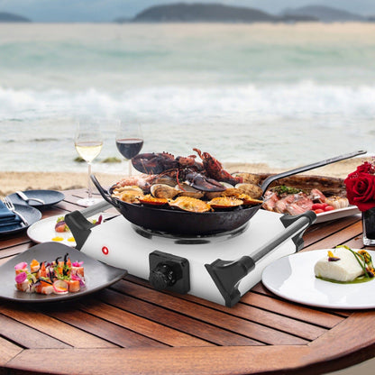 Skorter | 1000W Electric Burner Portable Coil Heating Stove Plates Countertop