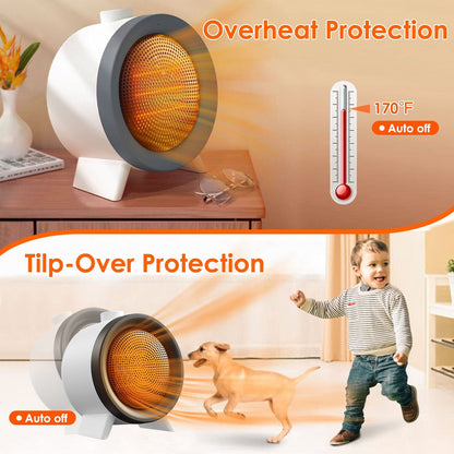 Skorter | 1000W Electric Room Heater Fan