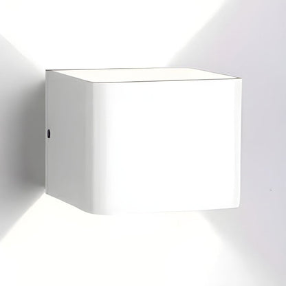 Skorter | Laurion – Modern Cube Wall Lamp | LED Ambient Lighting for Living Room & Bedroom