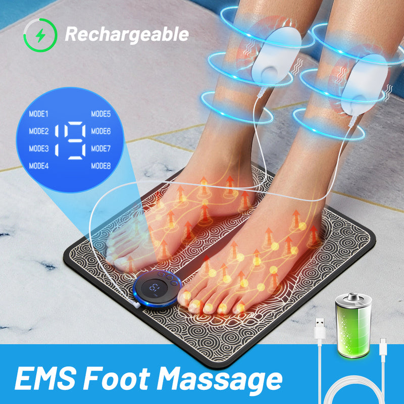 Skorter | Foot Neck Legs EMS Reflexology Massager for Circulation Booster