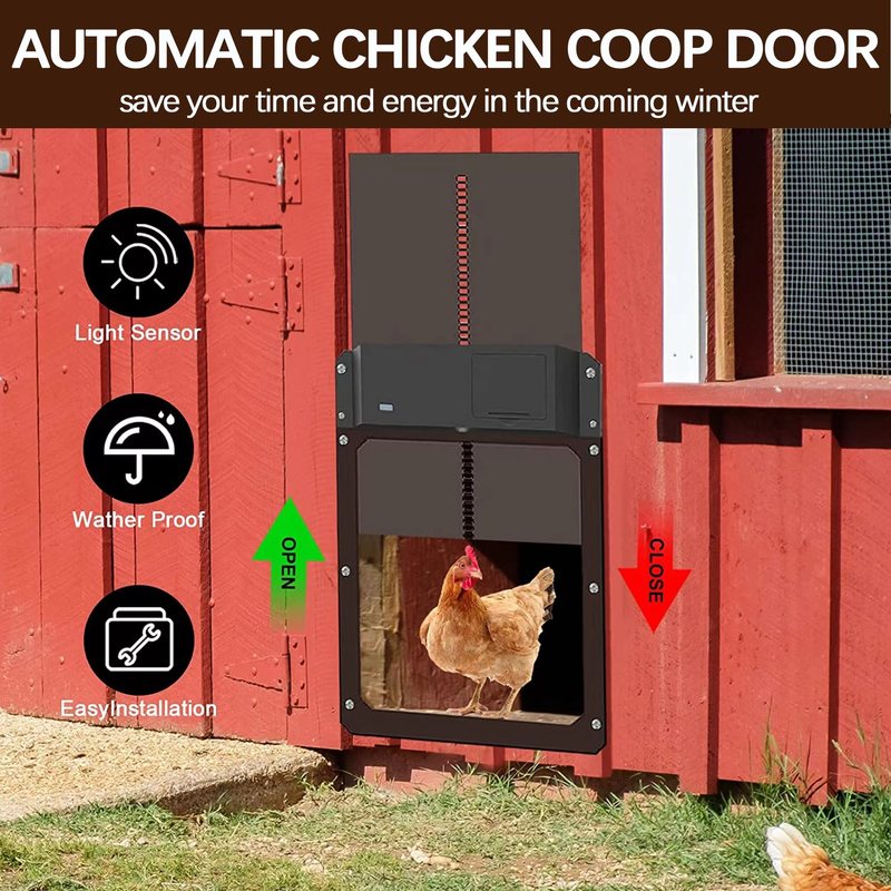 Skorter | Automatic Chicken Pen Hen Coop Poultry Door Opener