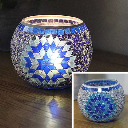 Candle Holder- Decorative Glass