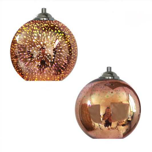 Skorter | Modern creative 3D colorful firework glass 1-light dome pendant lamp