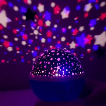 Skorter | StarGlow - LED Star Projector Night Light with Adjustable Colors and USB Power