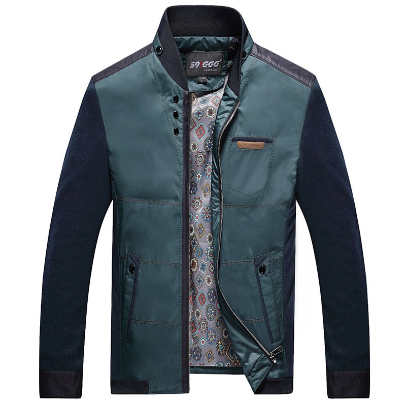 Vattentät jacka med komfortfoder för män, skorter